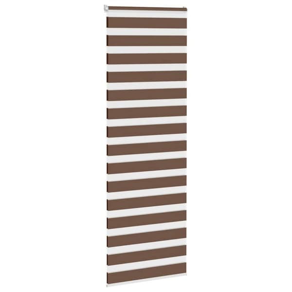vidaXL zebragardin brun 70x230 cm stofbredde 65,9 cm polyester