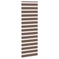 Miniatyrbillede 3 af 11: vidaXL zebragardin brun 70x230 cm stofbredde 65,9 cm polyester