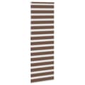 Miniatyrbillede 4 af 11: vidaXL zebragardin brun 70x230 cm stofbredde 65,9 cm polyester