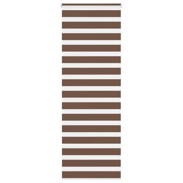 vidaXL zebragardin brun 70x230 cm stofbredde 65,9 cm polyester