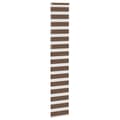 Miniatyrbillede 4 af 11: vidaXL zebragardin brun 50x230 cm stofbredde 45,9 cm polyester