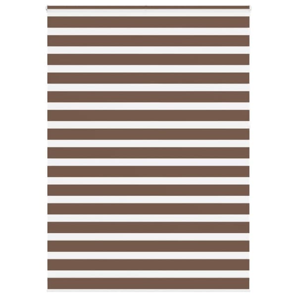 vidaXL zebragardin brun 165x230 cm stofbredde 160,9 cm polyester