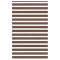 Miniatyrbillede 1 af 11: vidaXL zebragardin brun 140x230 cm stofbredde 135,9 cm polyester