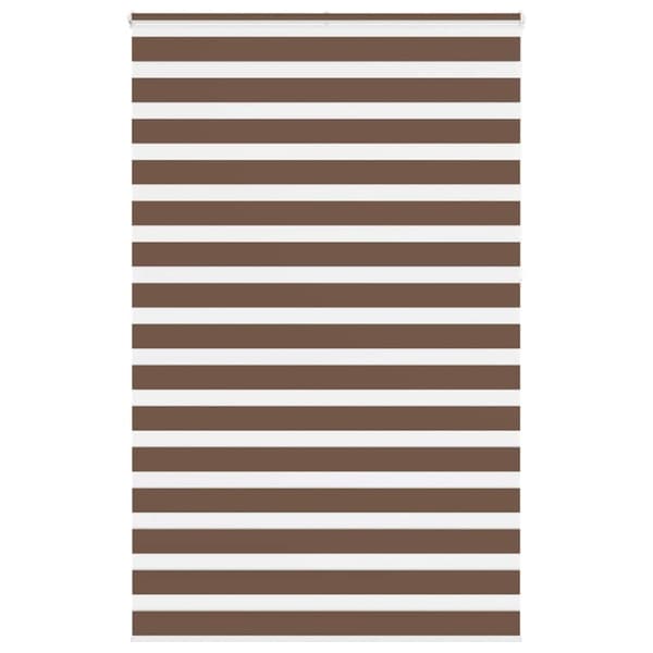 vidaXL zebragardin brun 140x230 cm stofbredde 135,9 cm polyester