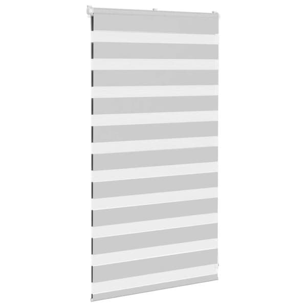 vidaXL zebragardin lysegrå 70x100 cm stofbredde 65,9 cm polyester