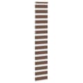 Miniatyrbillede 4 af 11: vidaXL zebragardin brun 45x230 cm stofbredde 40,9 cm polyester