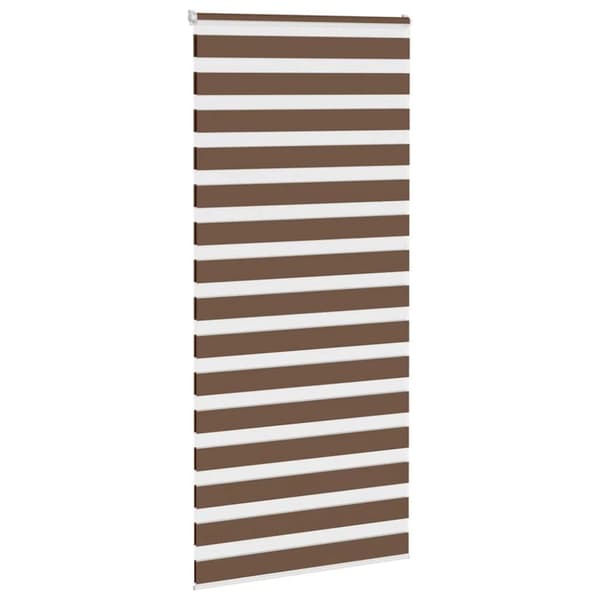 vidaXL zebragardin brun 115x230 cm stofbredde 110,9 cm polyester