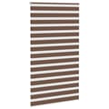 Miniatyrbillede 3 af 11: vidaXL zebragardin brun 135x230 cm stofbredde 130,9 cm polyester