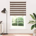 Miniatyrbillede 2 af 11: vidaXL zebragardin brun 135x230 cm stofbredde 130,9 cm polyester