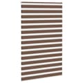 Miniatyrbillede 3 af 11: vidaXL zebragardin brun 145x230 cm stofbredde 140,9 cm polyester