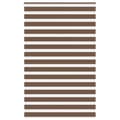 Miniatyrbillede 1 af 11: vidaXL zebragardin brun 145x230 cm stofbredde 140,9 cm polyester