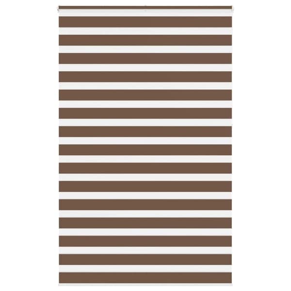 vidaXL zebragardin brun 145x230 cm stofbredde 140,9 cm polyester