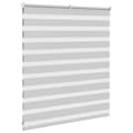 Miniatyrbillede 4 af 11: vidaXL zebragardin lysegrå 130x100 cm stofbredde 125,9 cm polyester