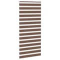 Miniatyrbilde 3 av 11: vidaXL Sebragardin brun 115x230 cm stoff bredde 110,9 cm polyester