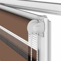 Miniatyrbilde 11 av 11: vidaXL Sebragardin brun 115x230 cm stoff bredde 110,9 cm polyester