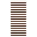 Miniatyrbilde 1 av 11: vidaXL Sebragardin brun 115x230 cm stoff bredde 110,9 cm polyester