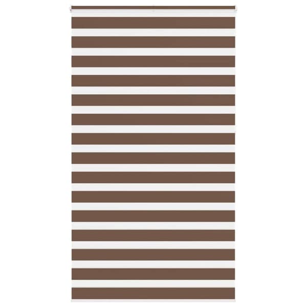 vidaXL zebragardin brun 120x230 cm stofbredde 115,9 cm polyester