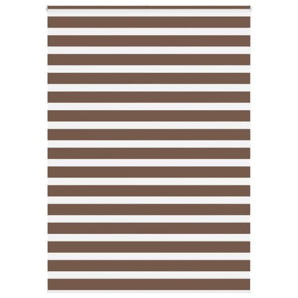 vidaXL zebragardin brun 155x200 cm stofbredde 150,9 cm polyester