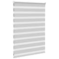 Miniatyrbillede 4 af 11: vidaXL zebragardin lysegrå 110x100 cm stofbredde 105,9 cm polyester