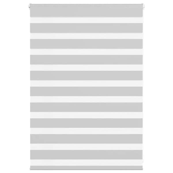 vidaXL zebragardin lysegrå 110x100 cm stofbredde 105,9 cm polyester