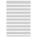 Miniatyrbillede 1 af 11: vidaXL zebragardin lysegrå 110x100 cm stofbredde 105,9 cm polyester