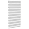 Miniatyrbilde 3 av 11: vidaXL Sebragardin lysegrå 75x100 cm stoff bredde 70,9 cm polyester