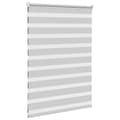 Miniatyrbillede 4 af 11: vidaXL zebragardin lysegrå 105x100 cm stofbredde 100,9 cm polyester
