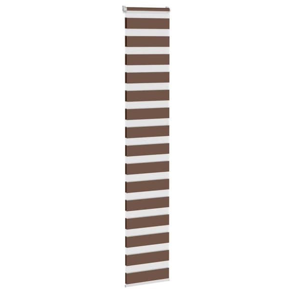 vidaXL zebragardin brun 40x230 cm stofbredde 35,9 cm polyester