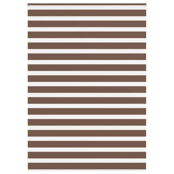 vidaXL Sebragardin brun 160x200 cm stoff bredde 155,9 cm polyester