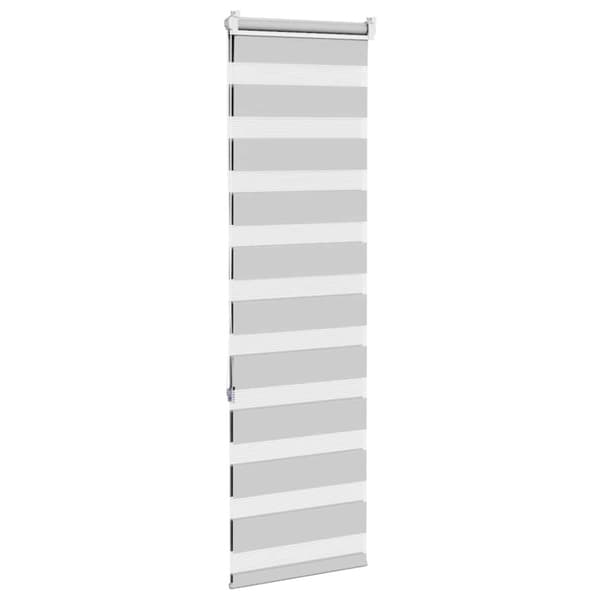 vidaXL Sebragardin lysegrå 40x150 cm stoff bredde 35,9 cm polyester