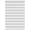 Miniatyrbillede 1 af 11: vidaXL zebragardin lysegrå 110x150 cm stofbredde 105,9 cm polyester