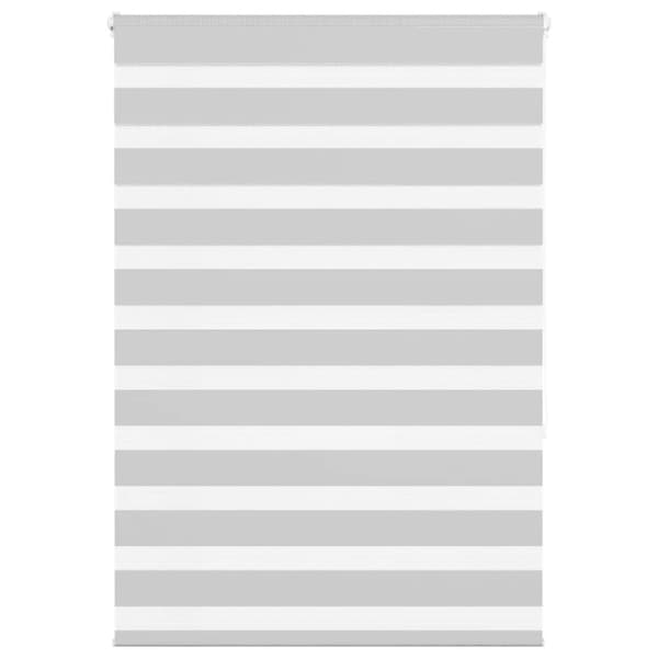 vidaXL zebragardin lysegrå 95x150 cm stofbredde 90,9 cm polyester