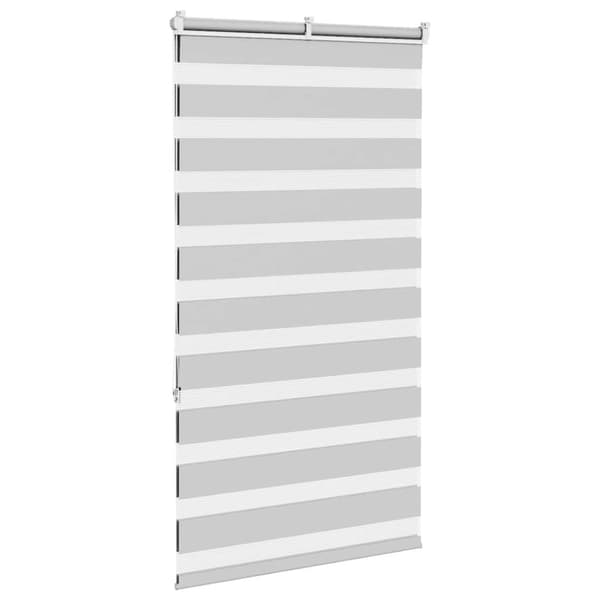 vidaXL Sebragardin lysegrå 70x150 cm stoff bredde 65,9 cm polyester