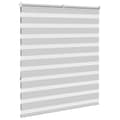 Miniatyrbillede 4 af 11: vidaXL zebragardin lysegrå 130x150 cm stofbredde 125,9 cm polyester