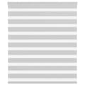 Miniatyrbillede 1 af 11: vidaXL zebragardin lysegrå 130x150 cm stofbredde 125,9 cm polyester