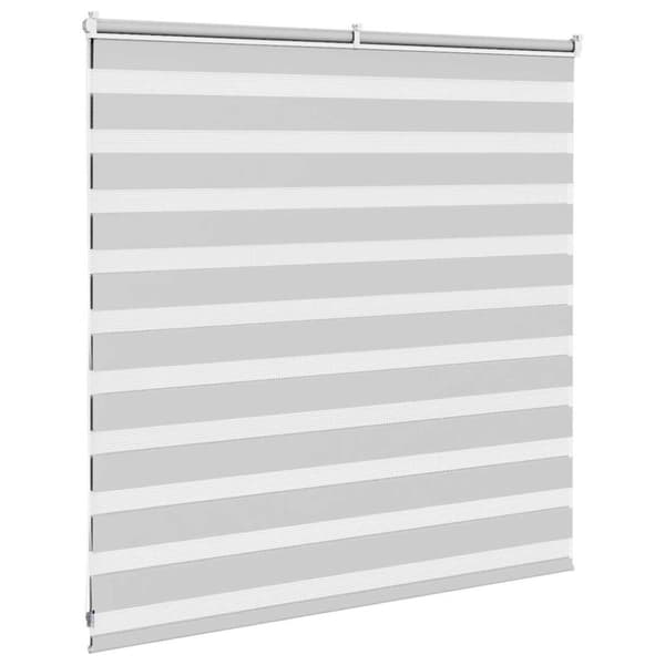vidaXL Sebragardin lysegrå 150x100 cm stoff bredde 145,9 cm polyester