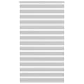 Miniatyrbillede 1 af 11: vidaXL zebragardin lysegrå 125x200 cm stofbredde 120,9 cm polyester