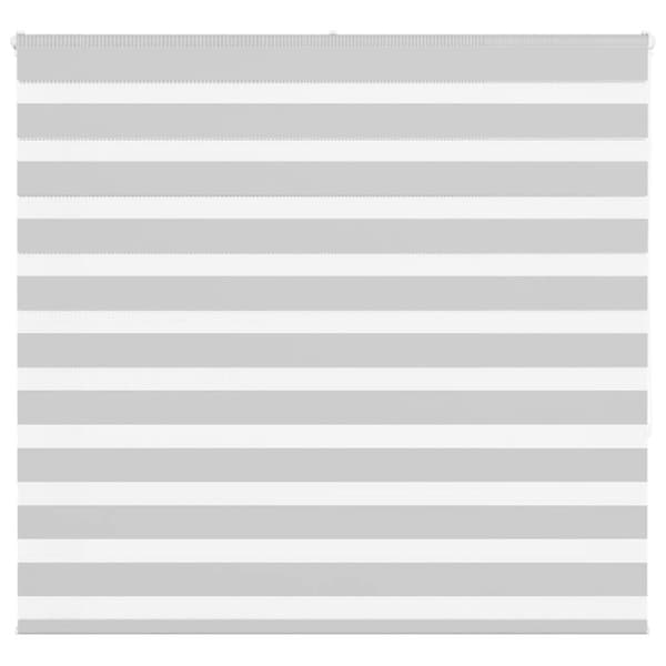 vidaXL zebragardin lysegrå 160x150 cm stofbredde 155,9 cm polyester