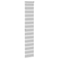 Miniatyrbilde 4 av 11: vidaXL Sebragardin lysegrå 50x200 cm stoff bredde 45,9 cm polyester
