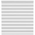 Miniatyrbild 1 av 11: vidaXL Rullgardin zebra ljusgrå 150x150 cm tyg bredd 145,9cm polyester