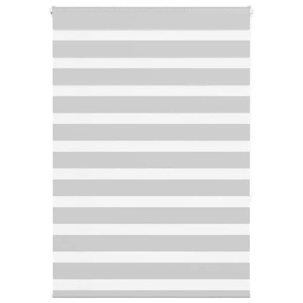 vidaXL zebragardin lysegrå 115x150 cm stofbredde 110,9 cm polyester
