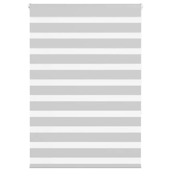 vidaXL zebragardin lysegrå 115x150 cm stofbredde 110,9 cm polyester