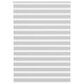 Miniatyrbillede 1 af 11: vidaXL zebragardin lysegrå 155x200 cm stofbredde 150,9 cm polyester