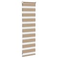 Miniatyrbild 4 av 11: vidaXL Rullgardin zebra 50x100 cm tyg bredd 45,9 cm polyester