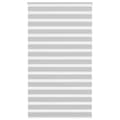 Miniatyrbillede 1 af 11: vidaXL zebragardin lysegrå 135x230 cm stofbredde 130,9 cm polyester