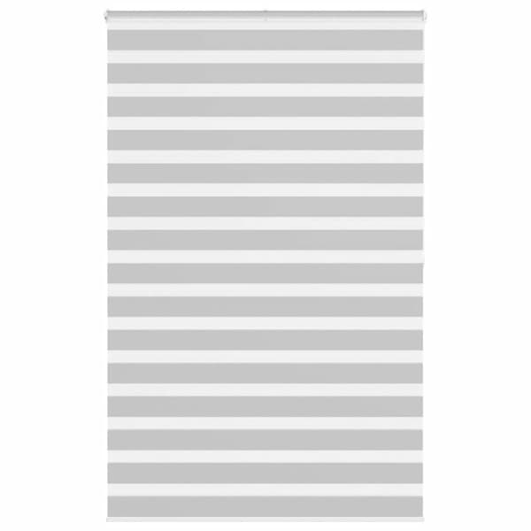 vidaXL Sebragardin lysegrå 140x200 cm stoff bredde 135,9 cm polyester