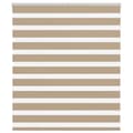 Miniatyrbillede 1 af 11: vidaXL zebragardin sandbrun 120x100 cm stofbredde 115,9 cm polyester