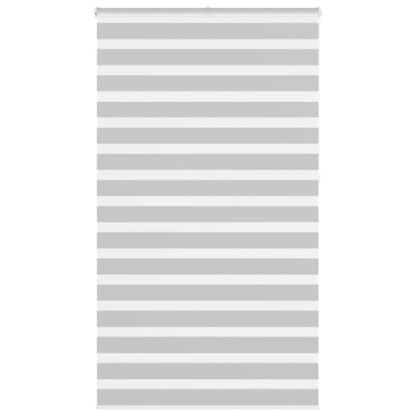 vidaXL zebragardin lysegrå 130x230 cm stofbredde 125,9 cm polyester