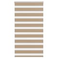 Miniatyrbillede 1 af 11: vidaXL zebragardin sandbrun 80x100 cm stofbredde 75,9 cm polyester