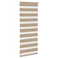 Miniatyrbillede 4 af 11: vidaXL zebragardin sandbrun 60x100 cm stofbredde 55,9 cm polyester